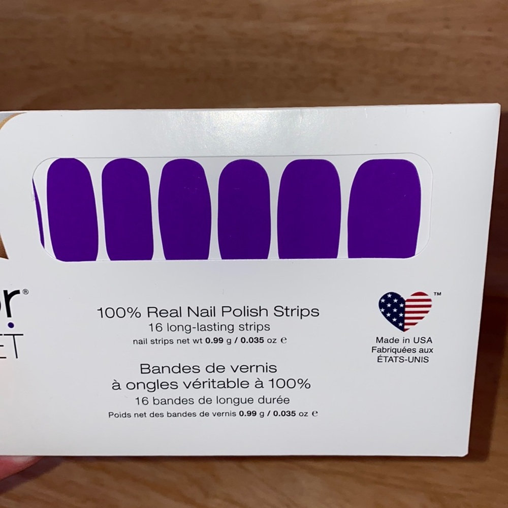 “Supercharged” Color Street, 100% Nail Polish Strips, Neon Purple